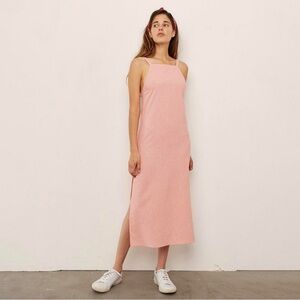 Christy Dawn Orchid Dress, peachy orange gingham